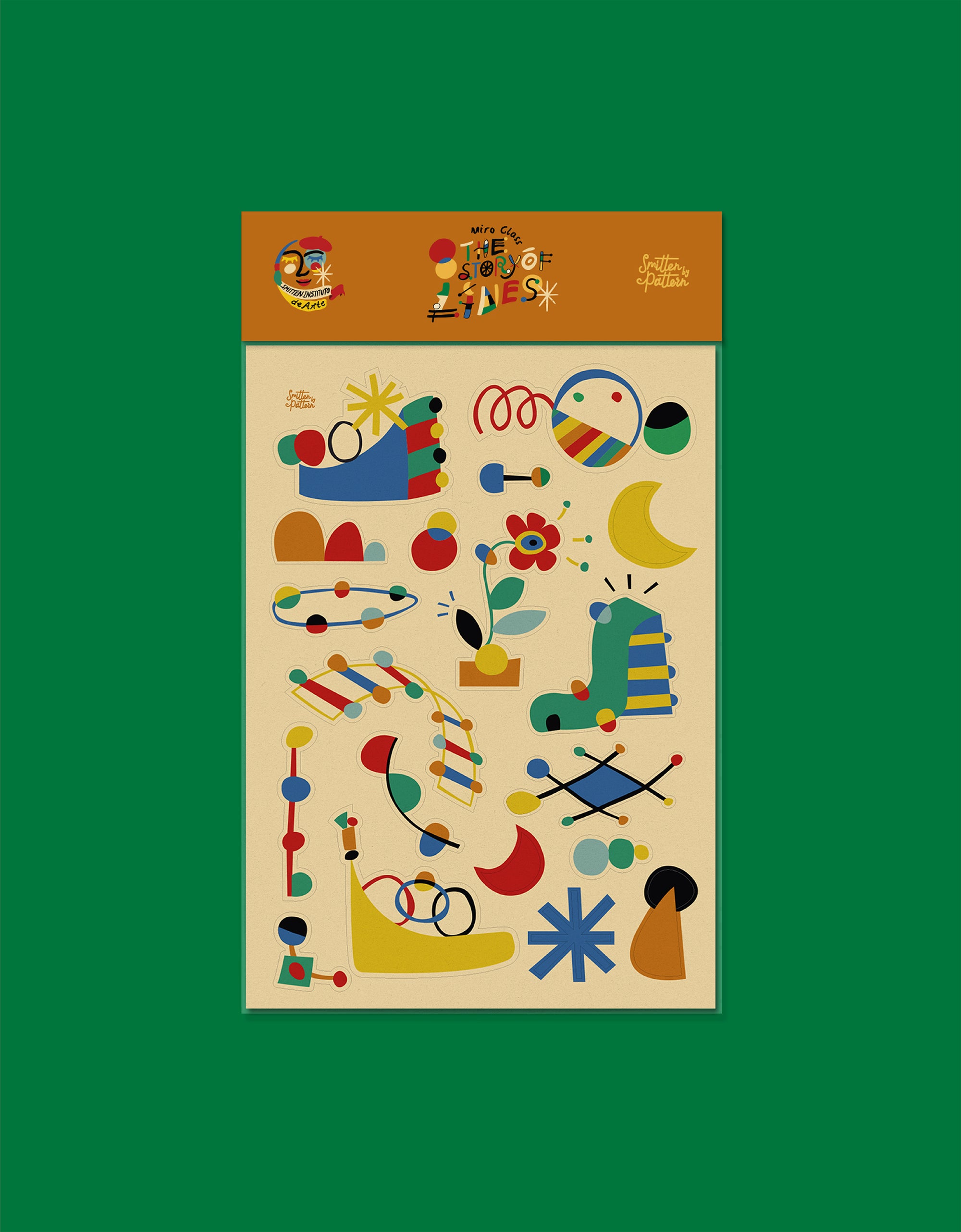 Miro Story of Lines A5 Sticker
