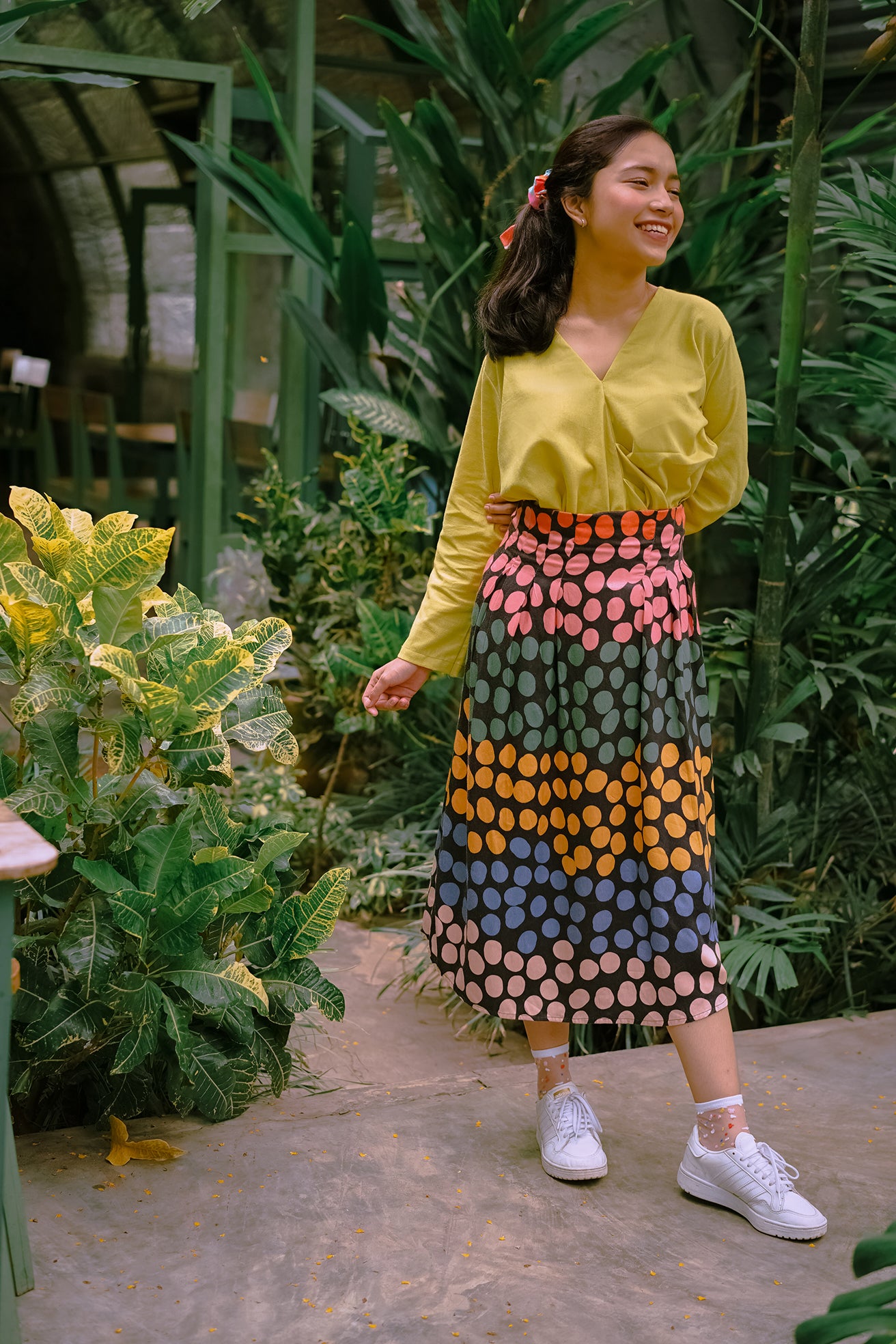 Rainbow Dots Skirt