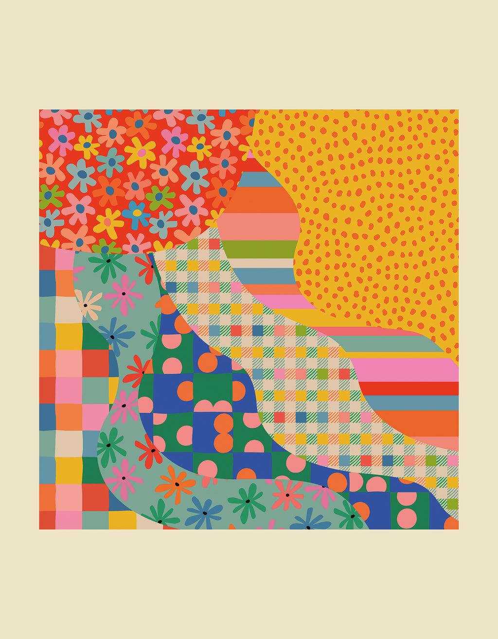 Wall of Pattern Scarf