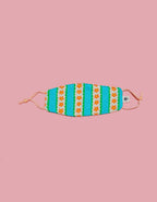 Organic Linen Mask - Kembang Biru