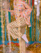 Pallazo Pants - Green Gingham