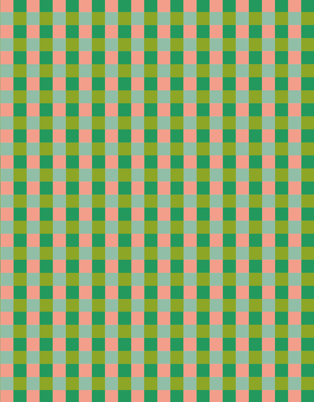 Pallazo Pants - Green Gingham