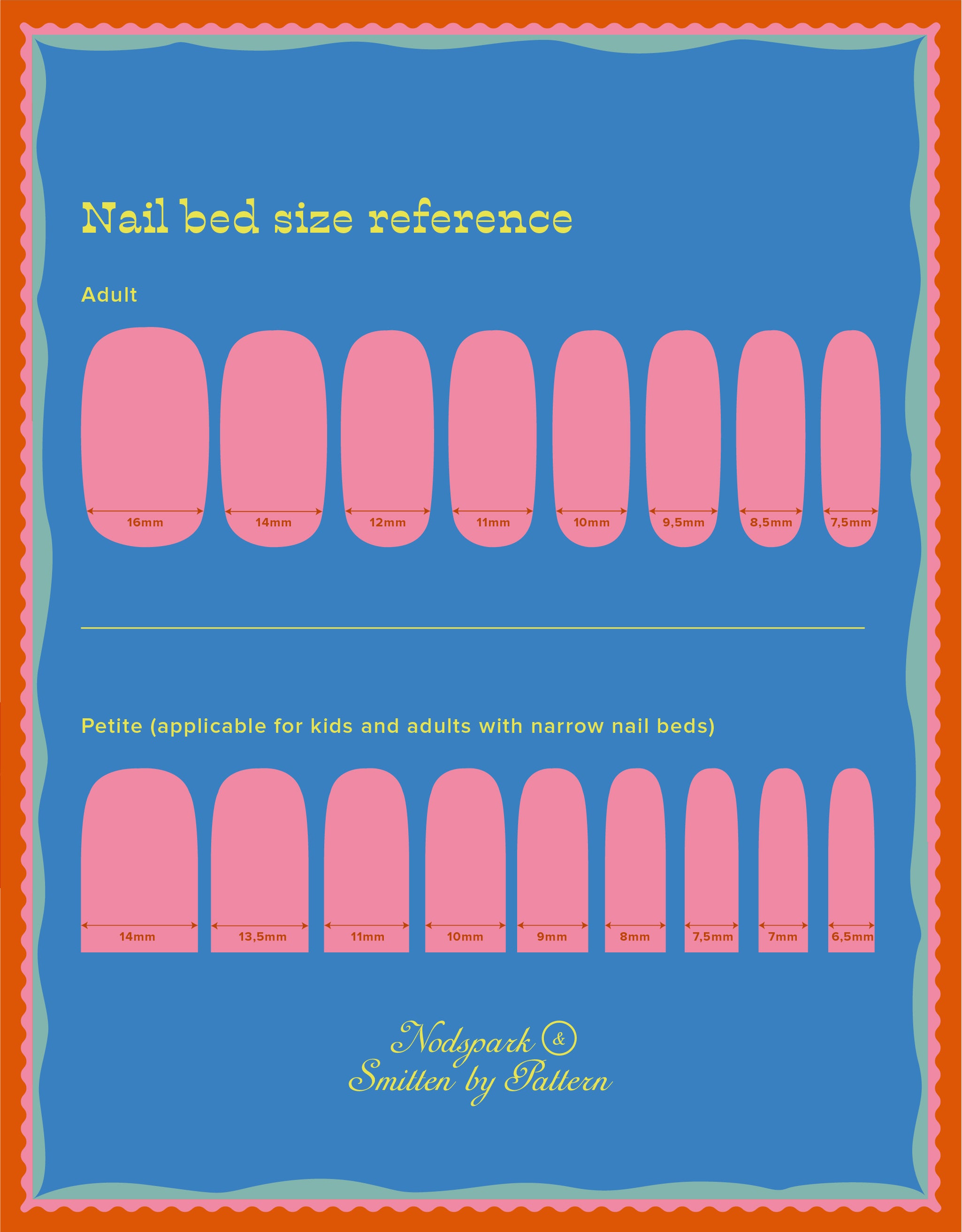 Nodspark X Smitten - Bloomy Poppy Nail Wrap