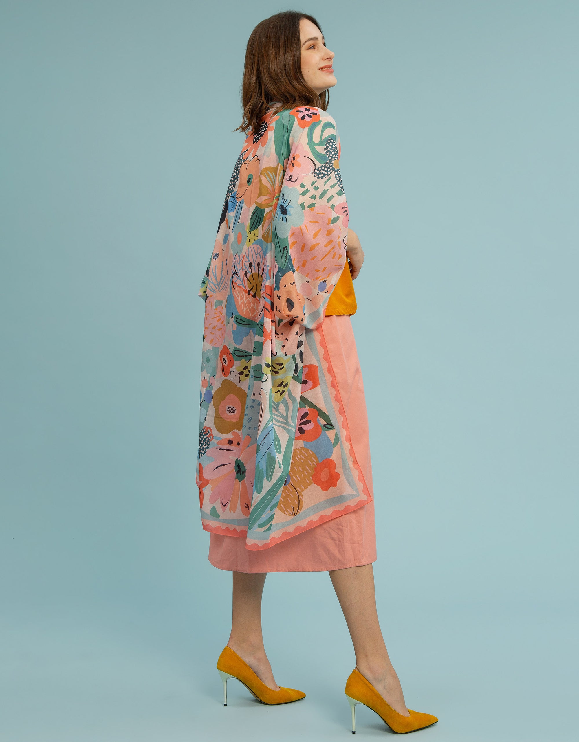 Scarf Outer - Periwinkle