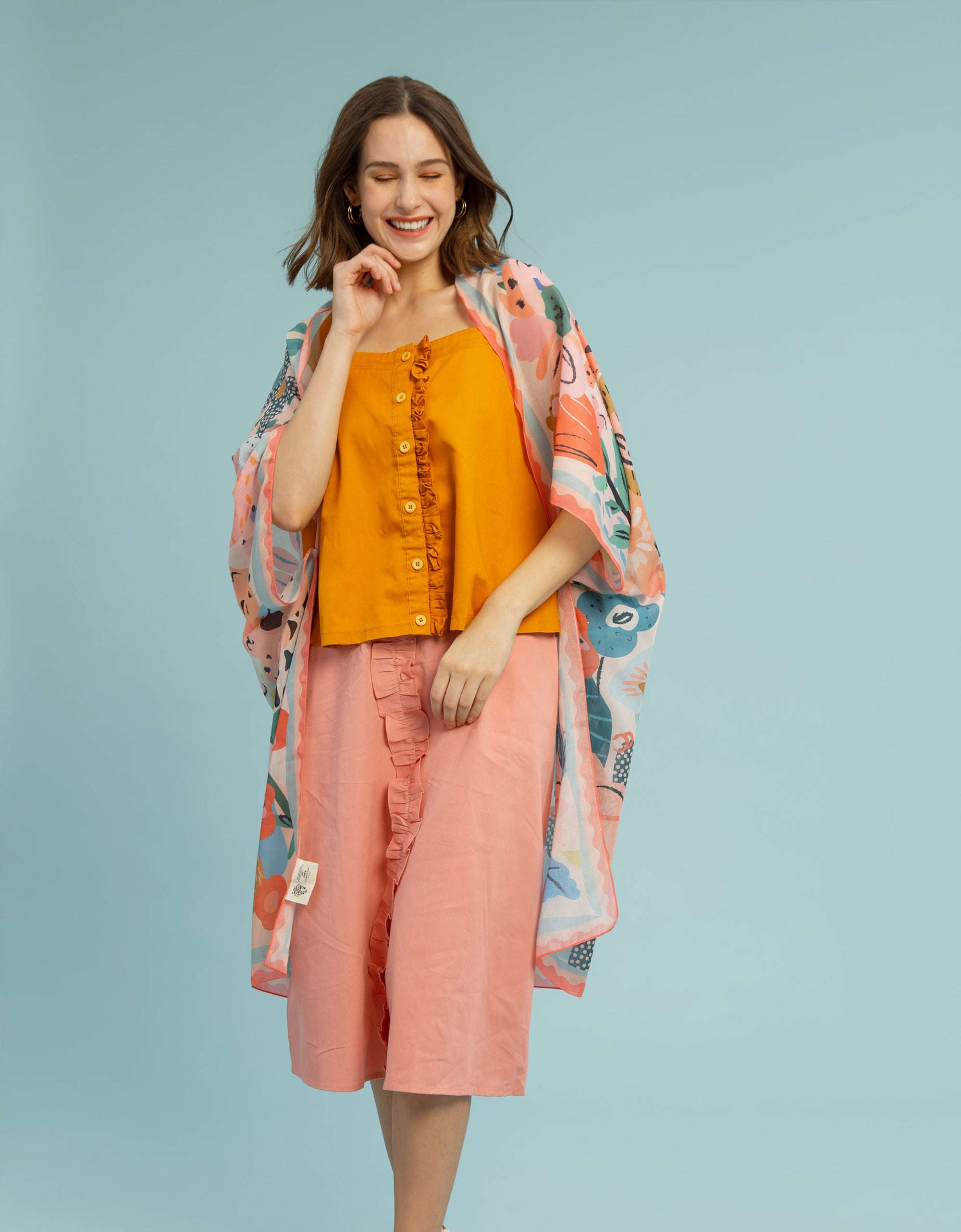 Scarf Outer - Periwinkle