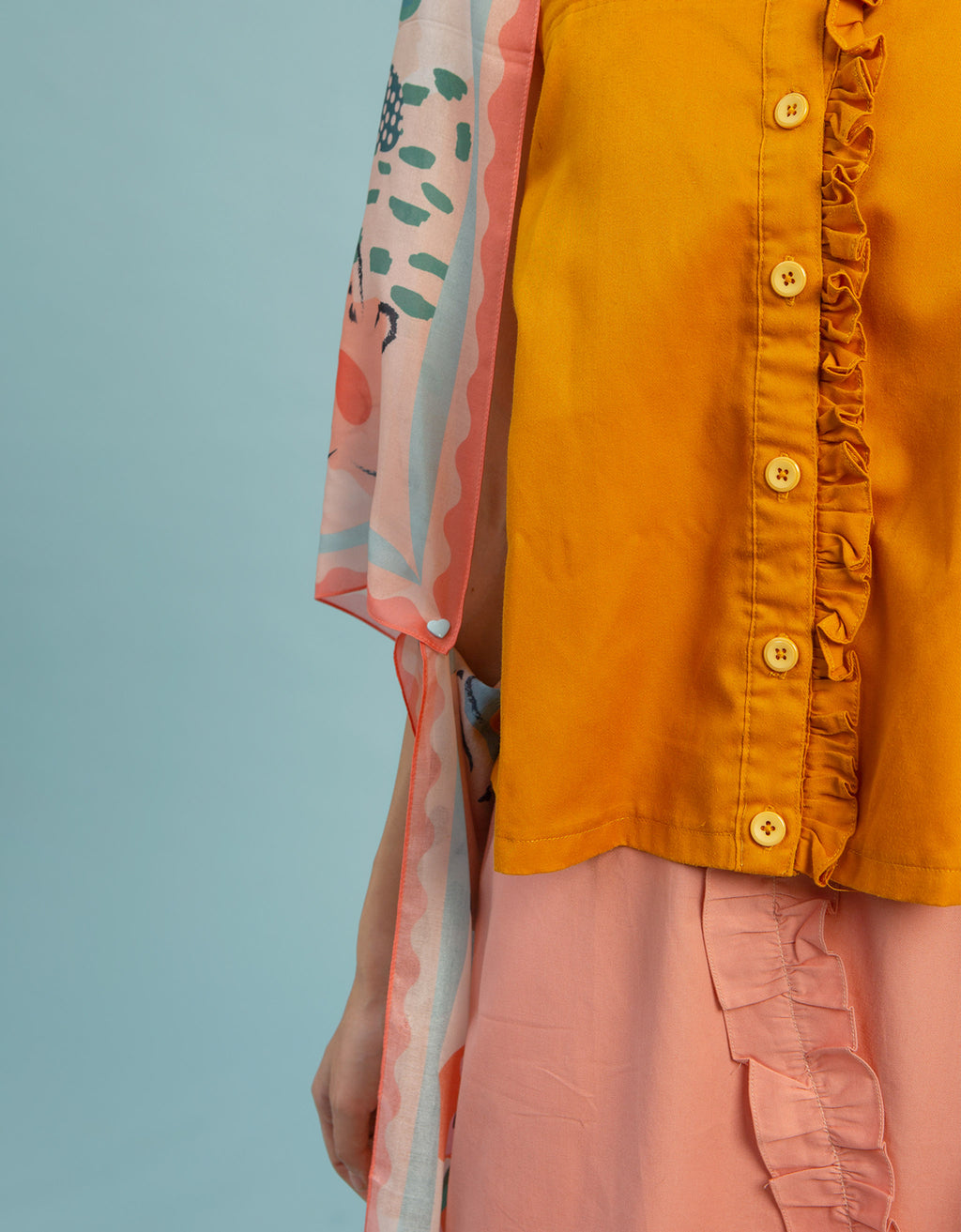 Scarf Outer - Periwinkle