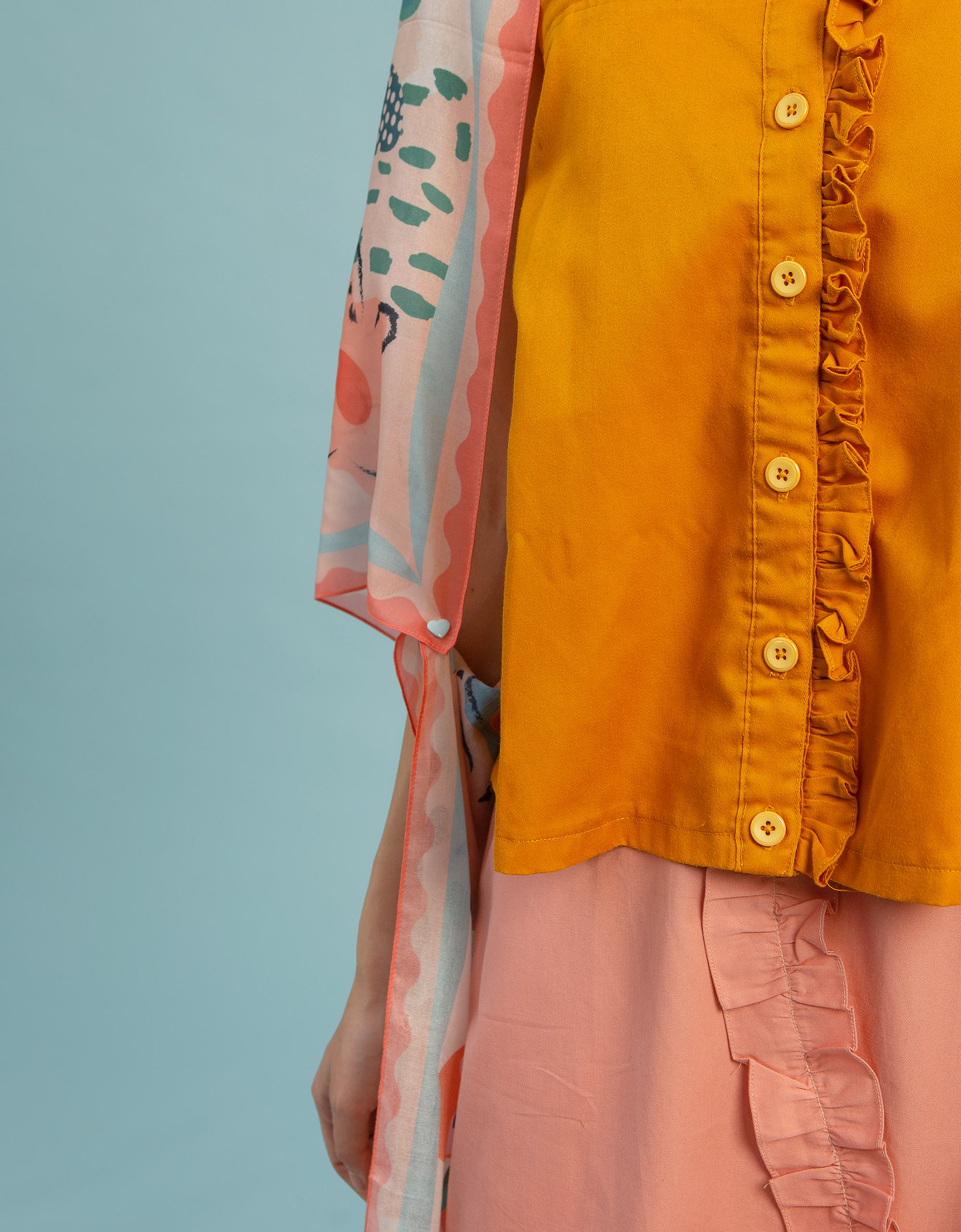 Scarf Outer - Periwinkle