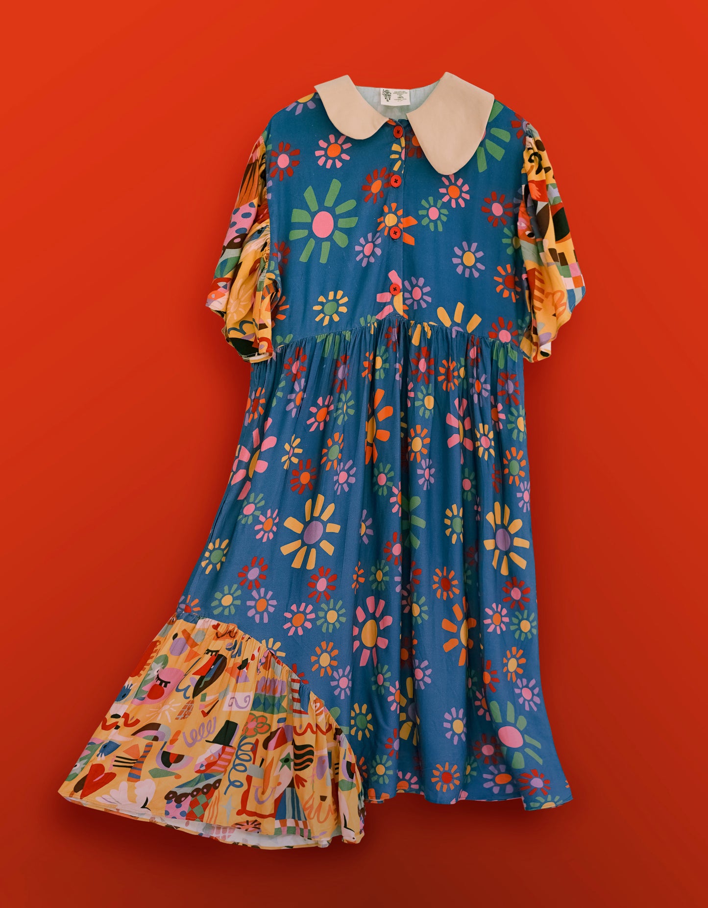 Picasso Bouquet of Peace Dress