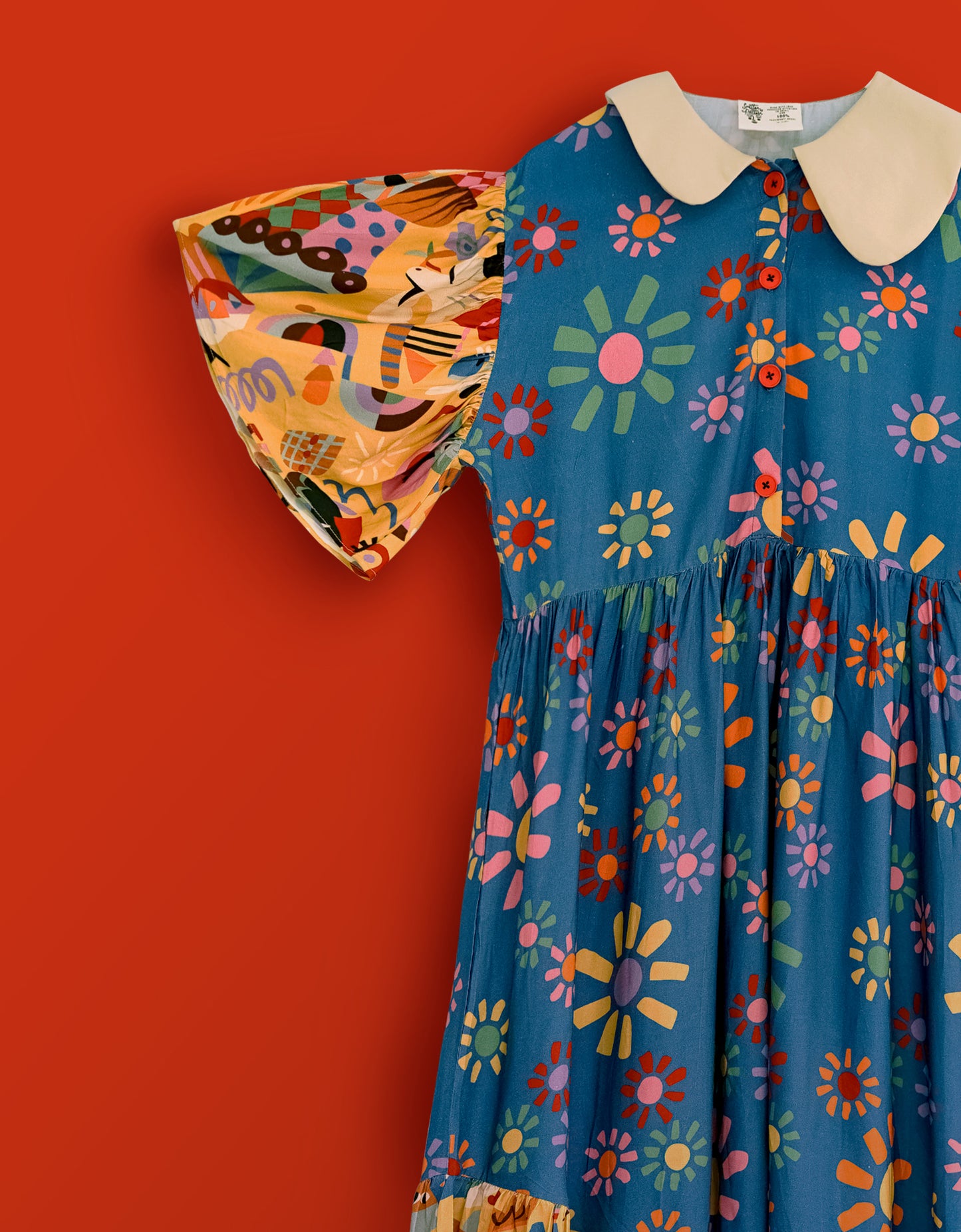 Picasso Bouquet of Peace Dress