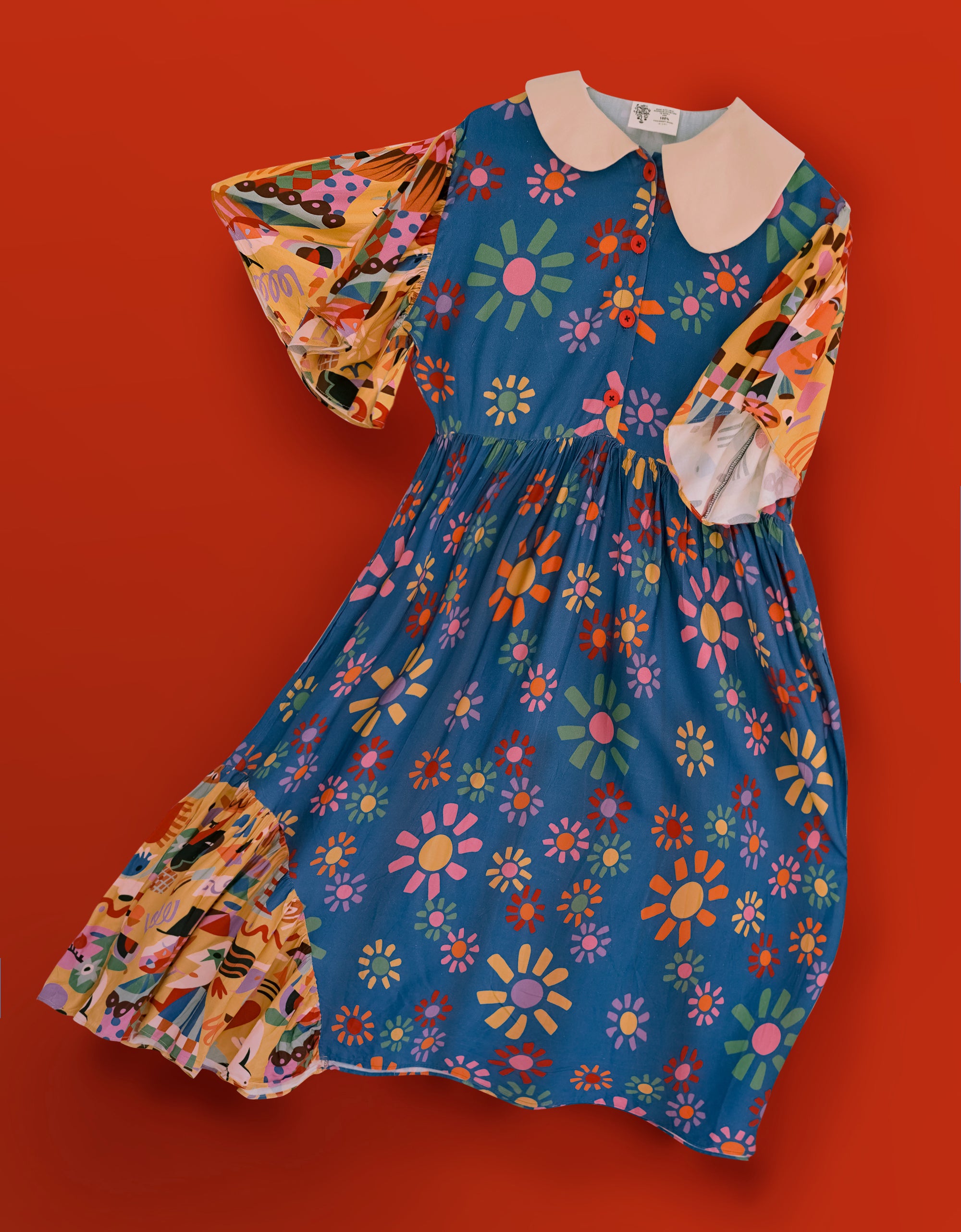 Picasso Bouquet of Peace Dress