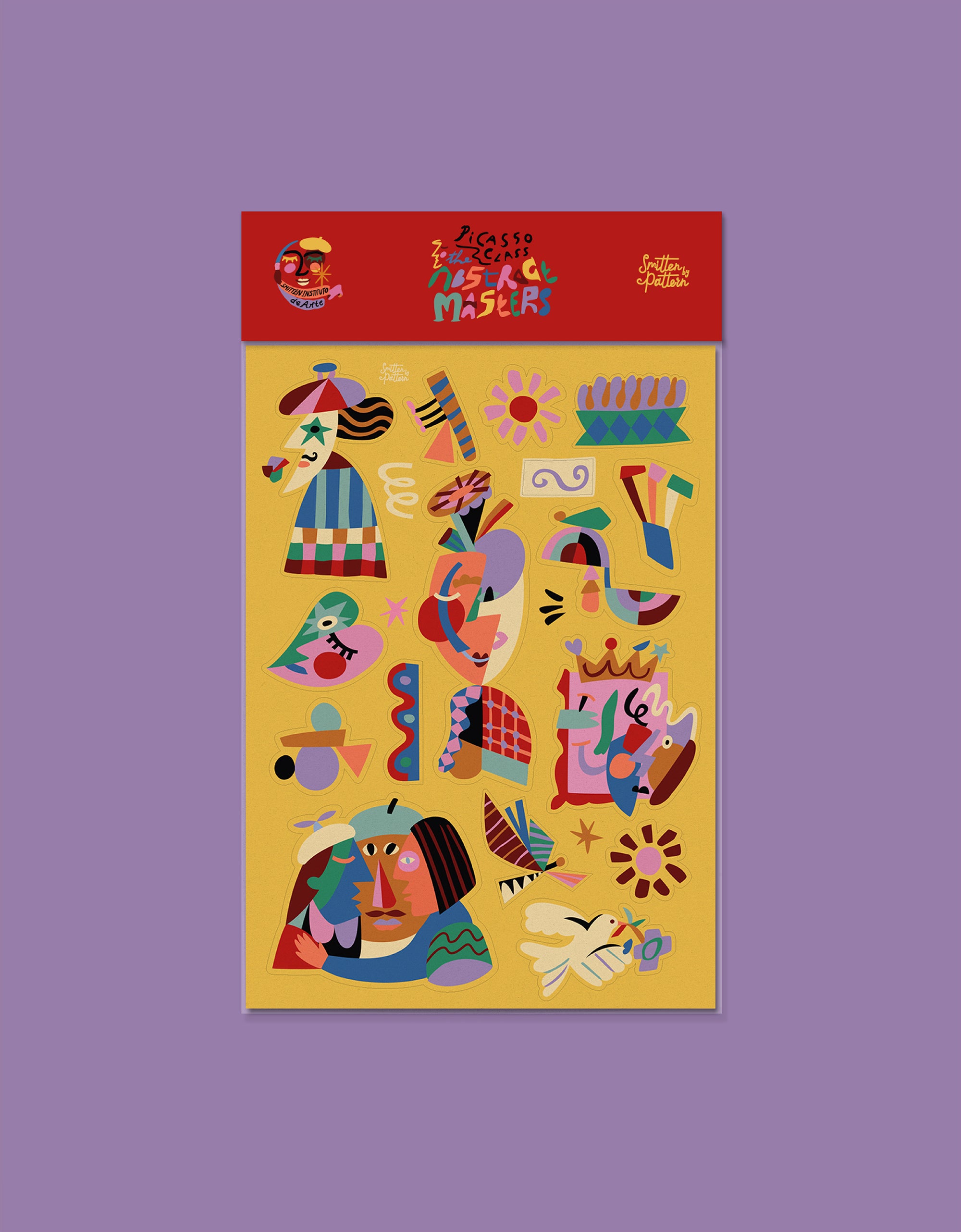 Picasso Cubism A5 Sticker