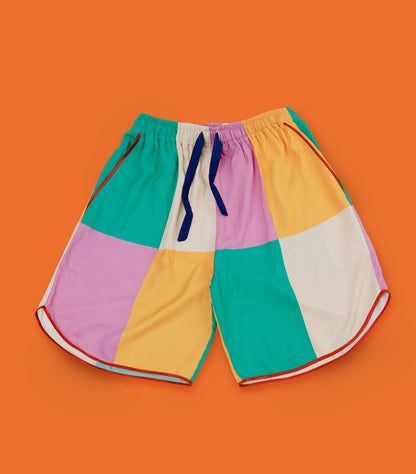 Tetris - Drawstring Shorts