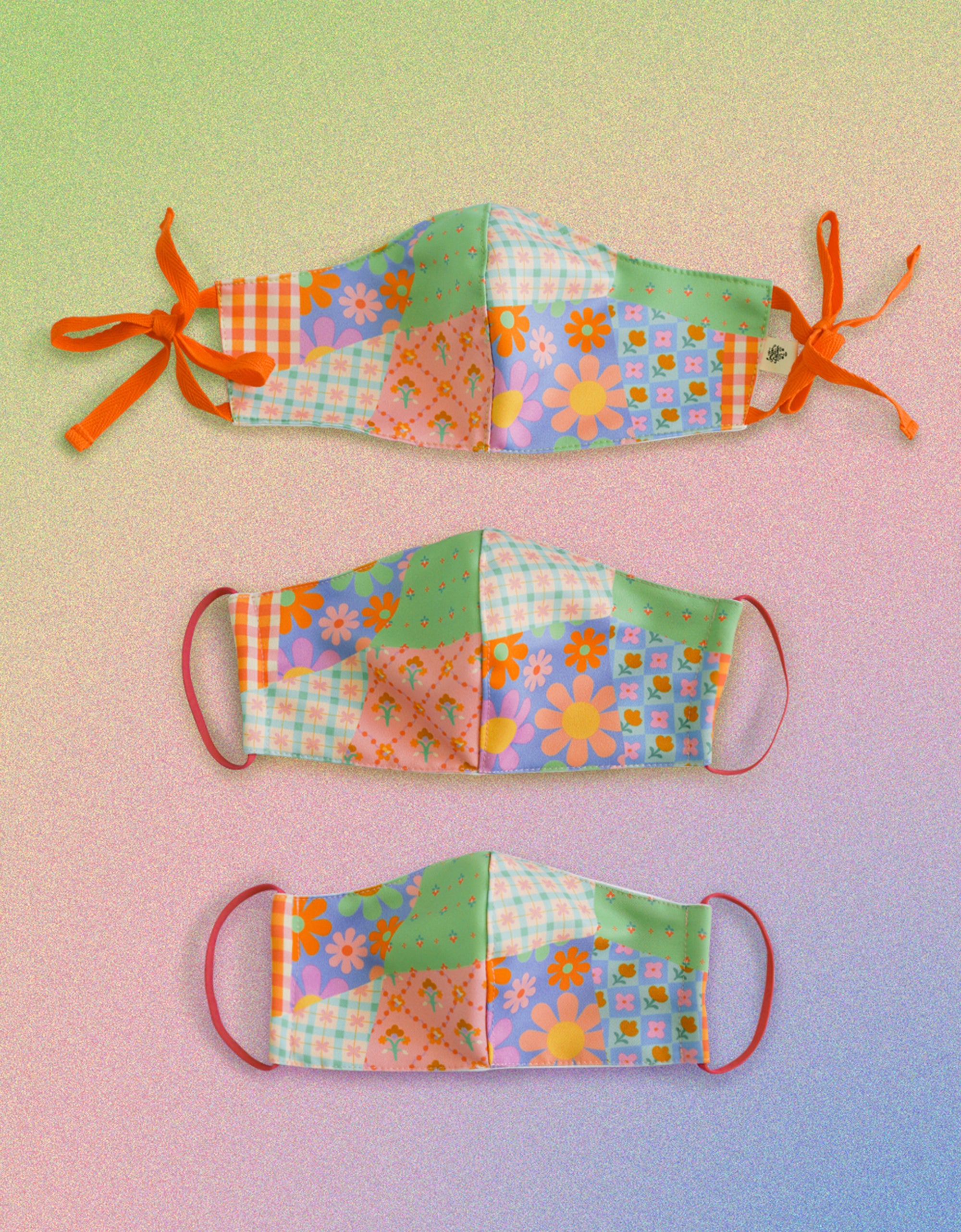 Flower Bricks - Face Mask