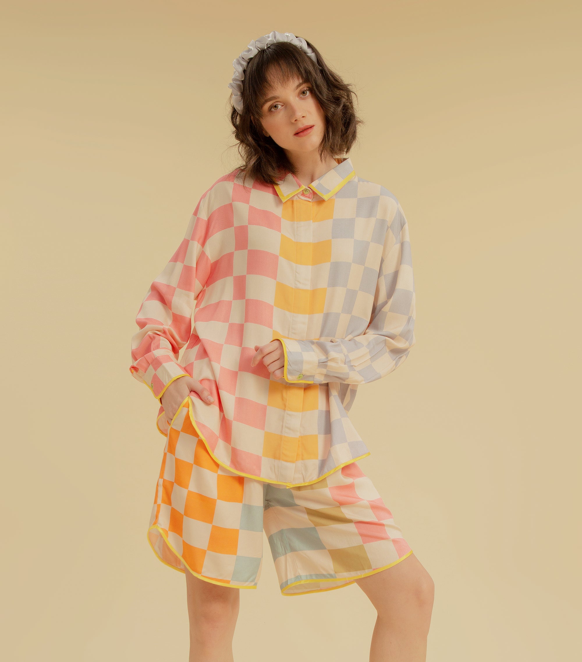Checky Chess - Daddy’s Long Sleeve Shirt