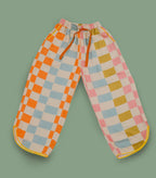 Checky Chess - Drawstring Long Pants