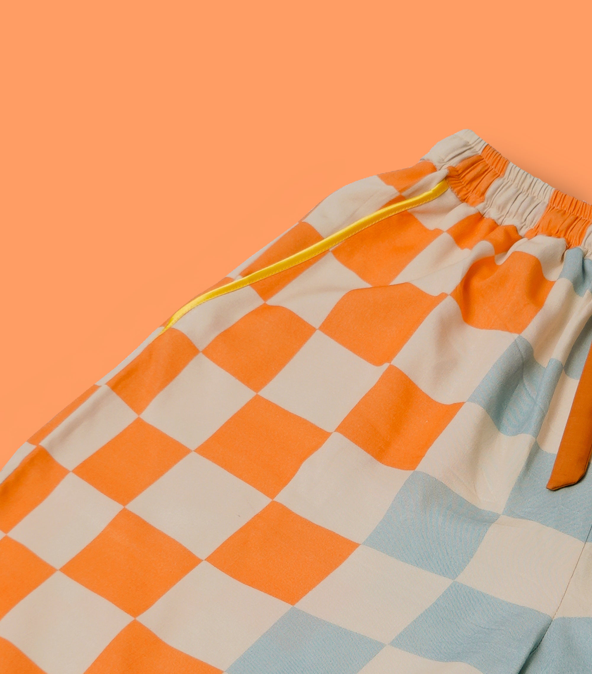 Checky Chess - Drawstring Shorts
