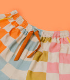 Checky Chess - Drawstring Shorts