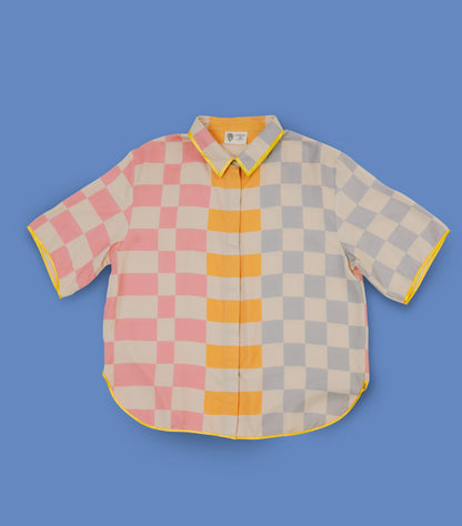 Checky Chess - Daddy’s Short Sleeve Shirt