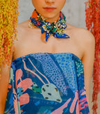 Scarf – Forget Me Not 60 x 60 cm (small)