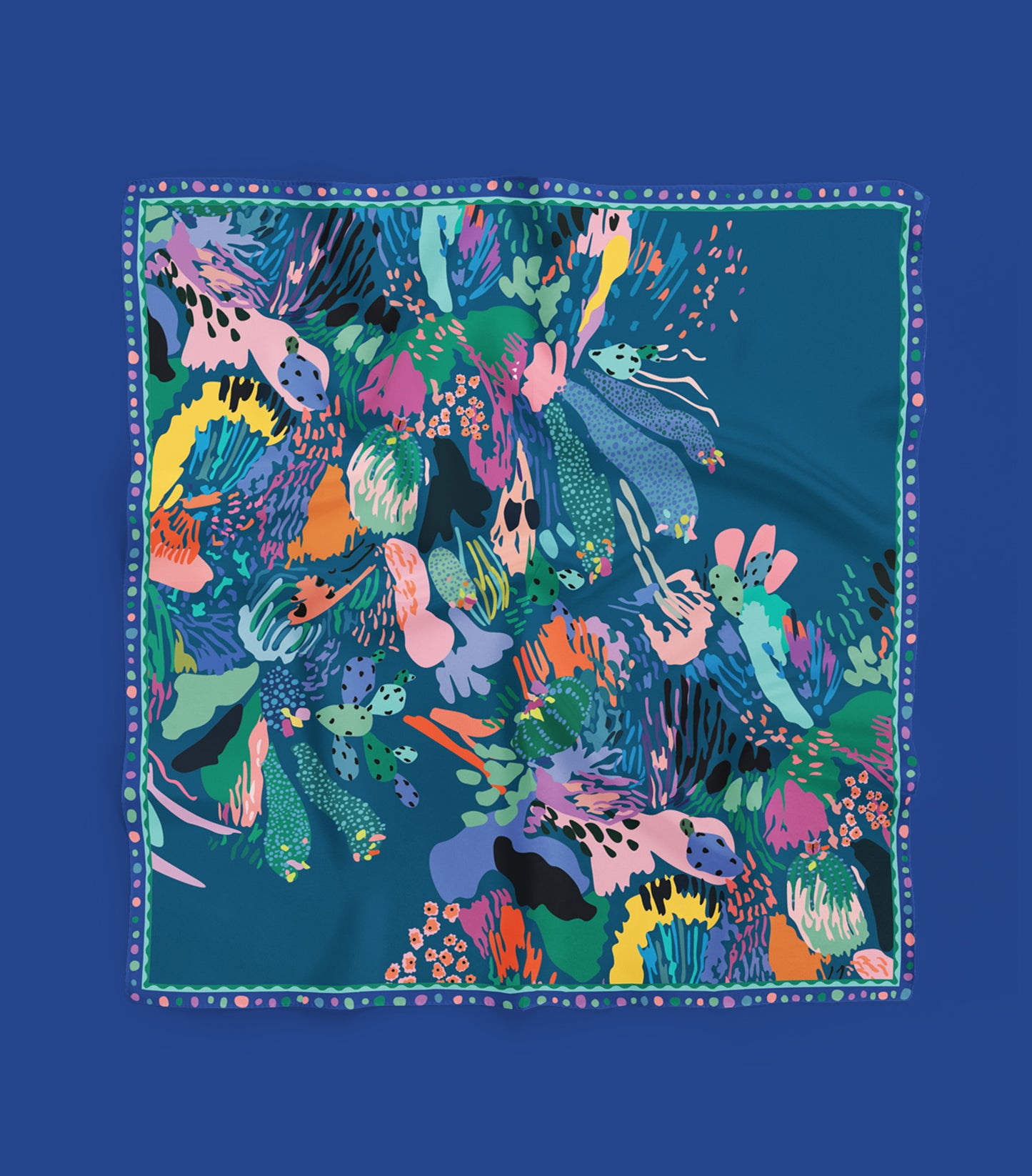 Scarf – Forget Me Not 60 x 60 cm (small)