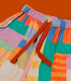 Messy Maze - Drawstring Long Pants