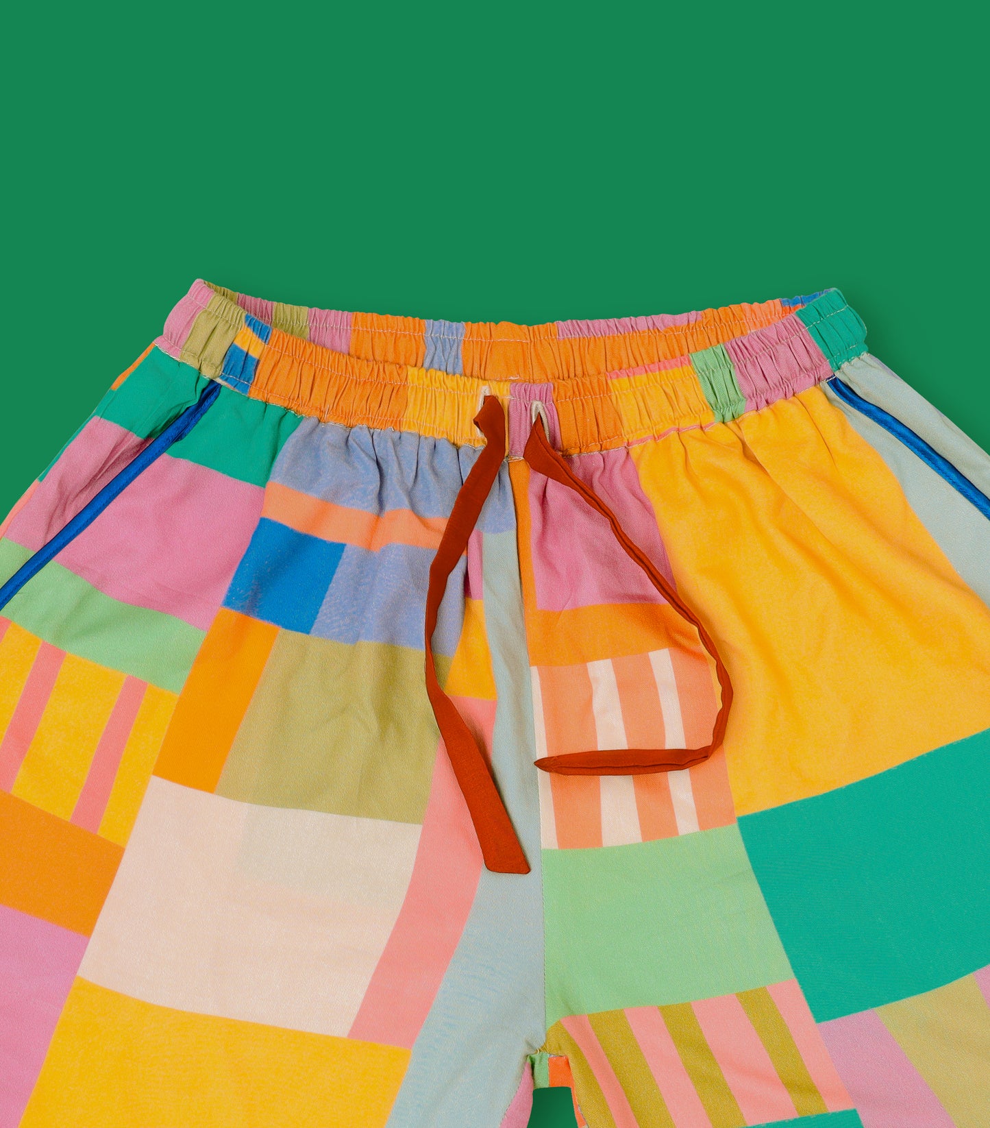 Messy Maze - Drawstring Shorts