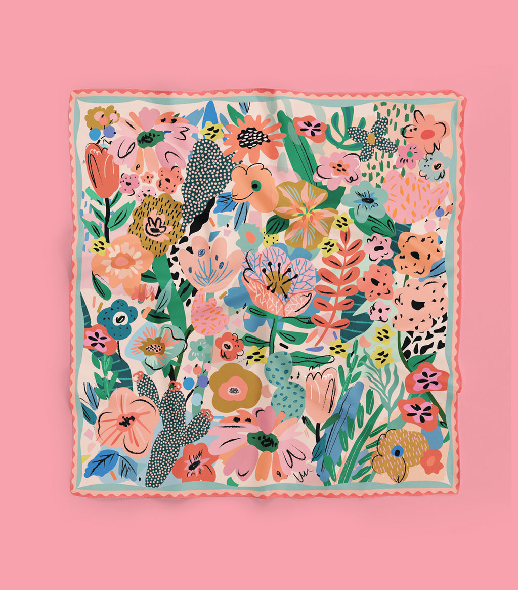 Scarf - Periwinkle 110x110 cm