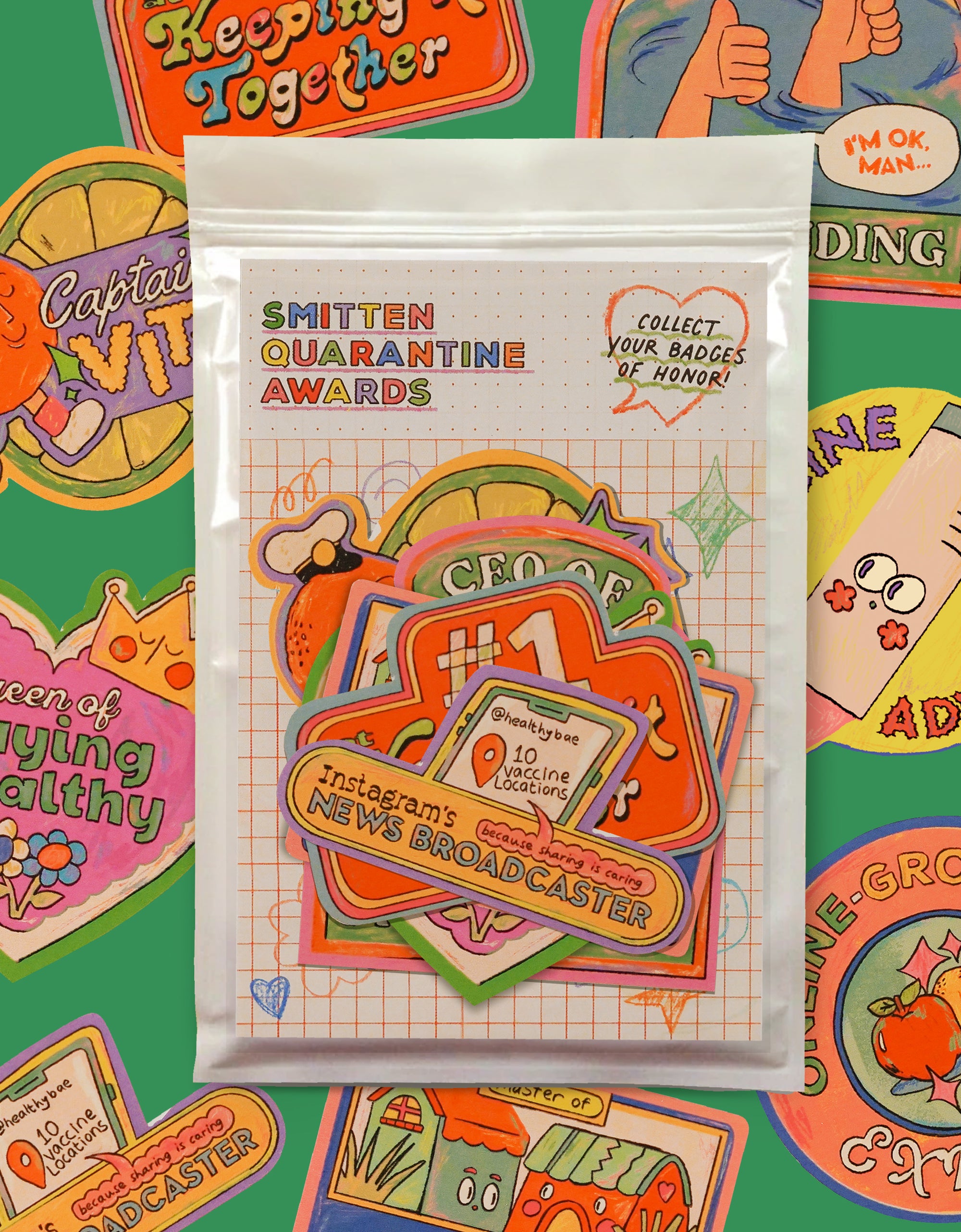 Bundle 8 Quarantine Academy Stickers