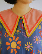 Picasso Ruffle-Collar Top