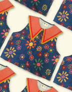 Picasso Ruffle-Collar Top