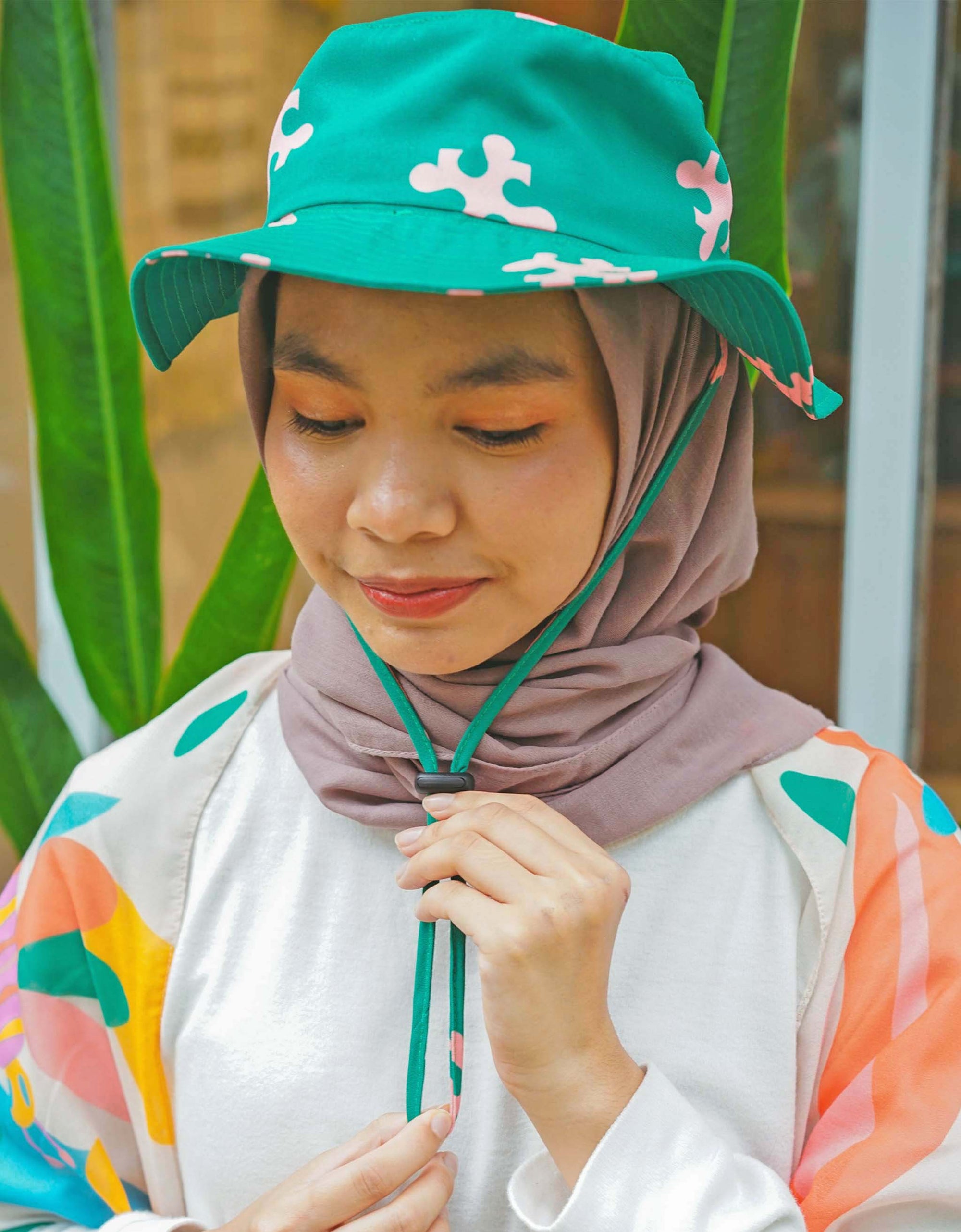 Sunny Hat - Green Puzzle