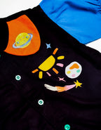 Smitten Kids - Puffy Collar Top - Happy Planets
