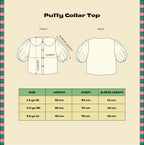 Smitten Kids - Puffy Collar Top - Happy Planets