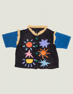 Smitten Kids - Ruffle Top - Sun and Stars