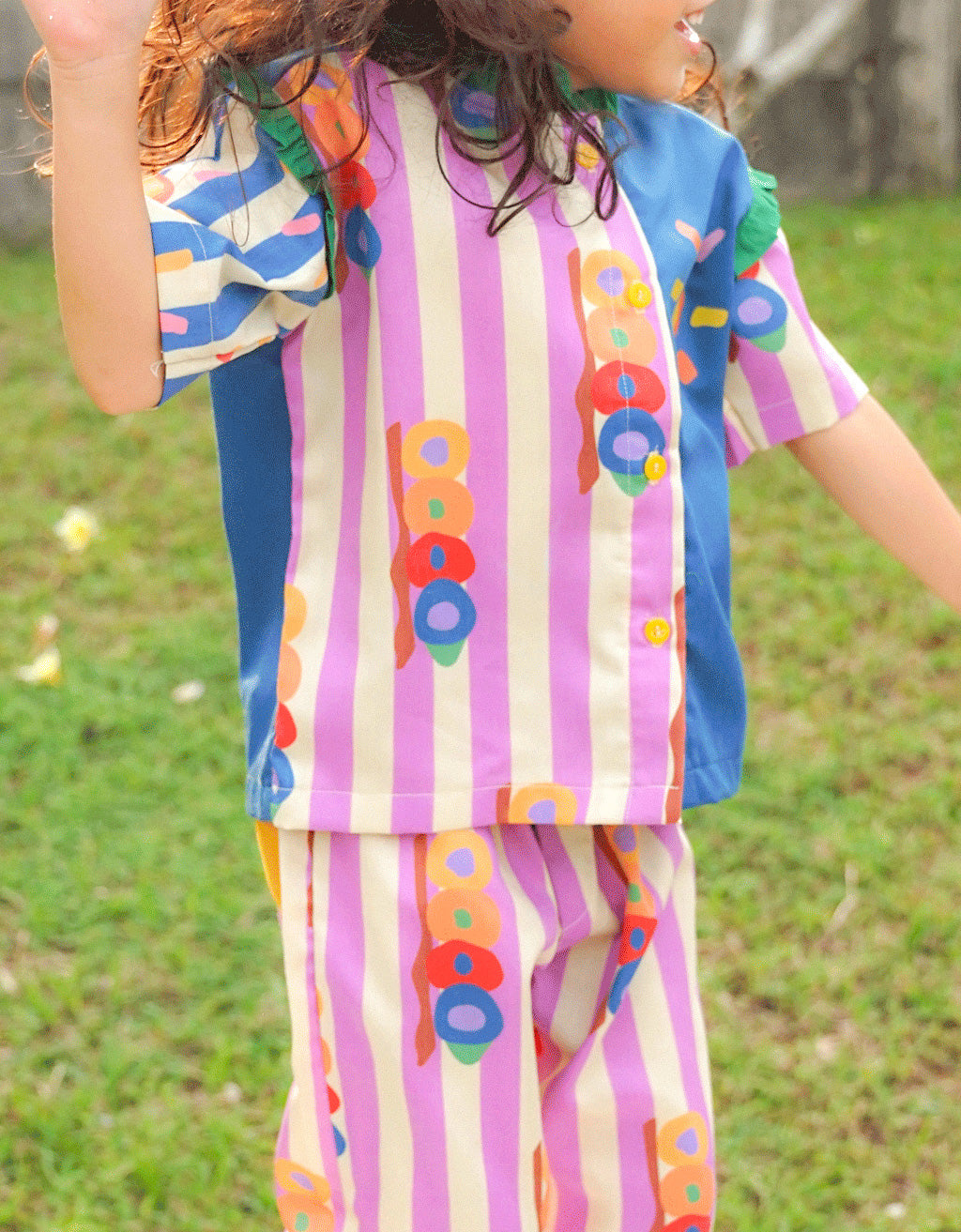 Smitten Kids - Ruffle Top - Sunny Caterpillar