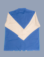 Band Collar Shirt - Anyam Biru