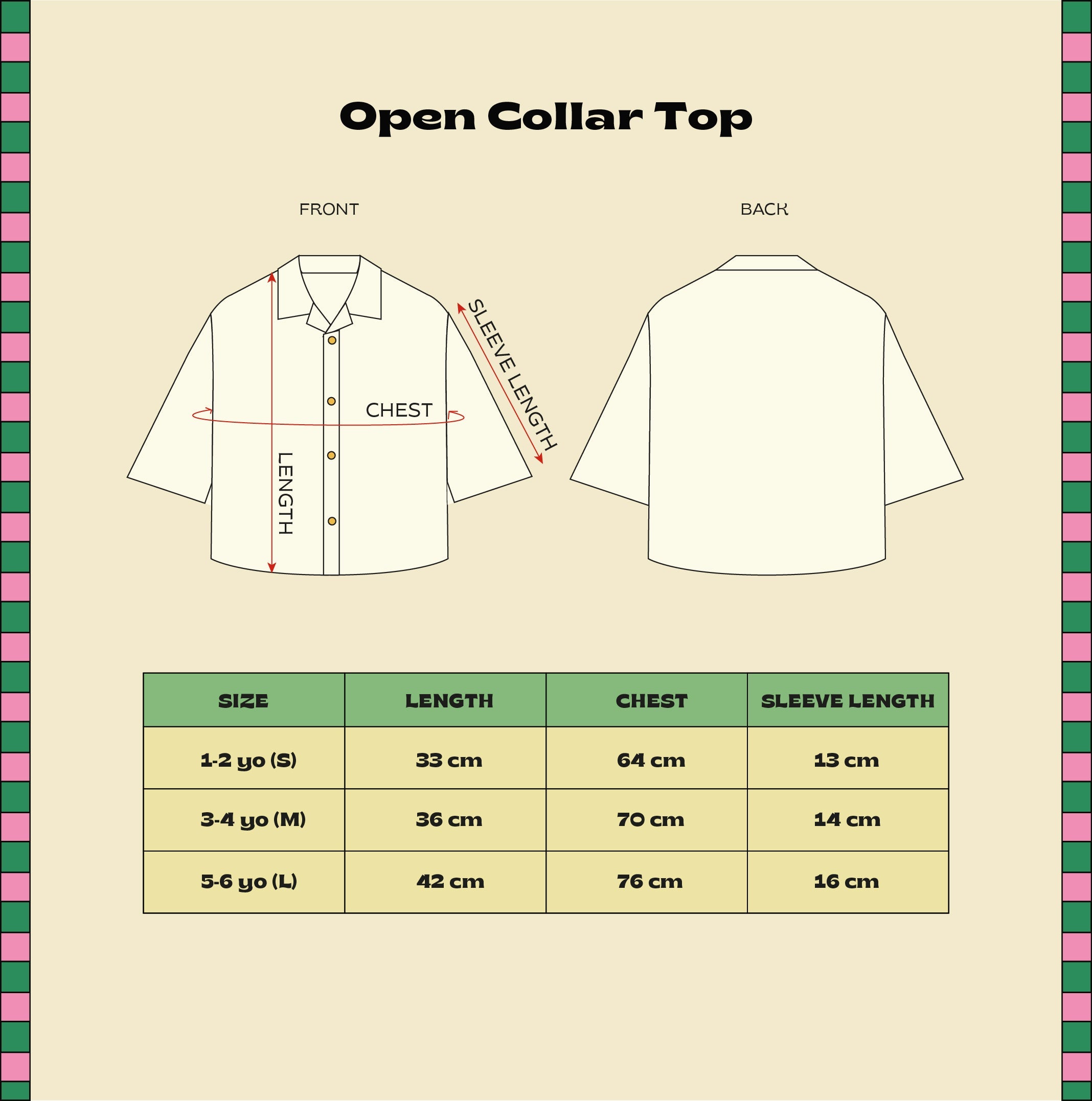 Smitten Kids -  Open Collar Top - Mr.Sun