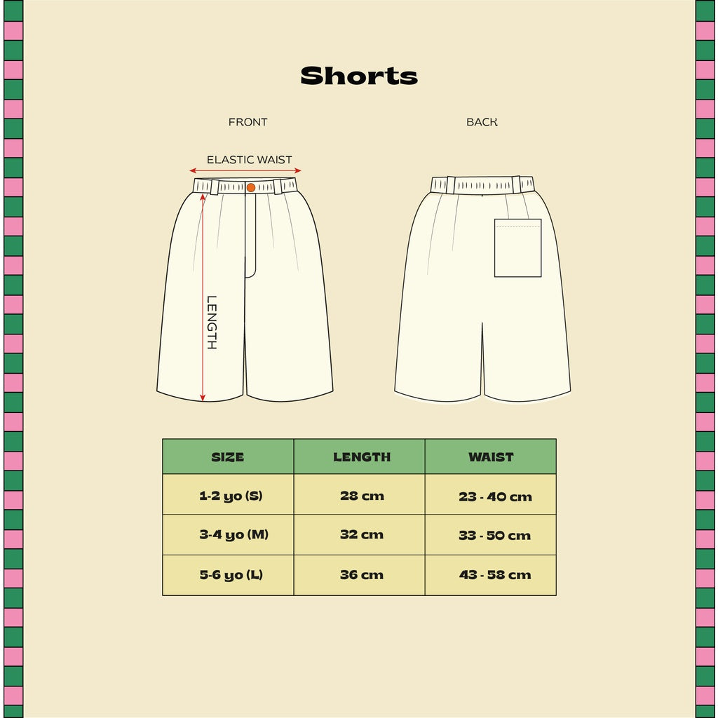 Smitten Kids - Shorts - Garden Insects